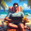 portrait of alan wake in vacation.jpg portrait of alan wake in vacation.jpg