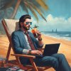 portrait of alan wake in vacation3.jpg portrait of alan wake in vacation3.jpg