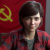 portrait of ellie as a member of the communist party, 4k, photorealistic.jpg