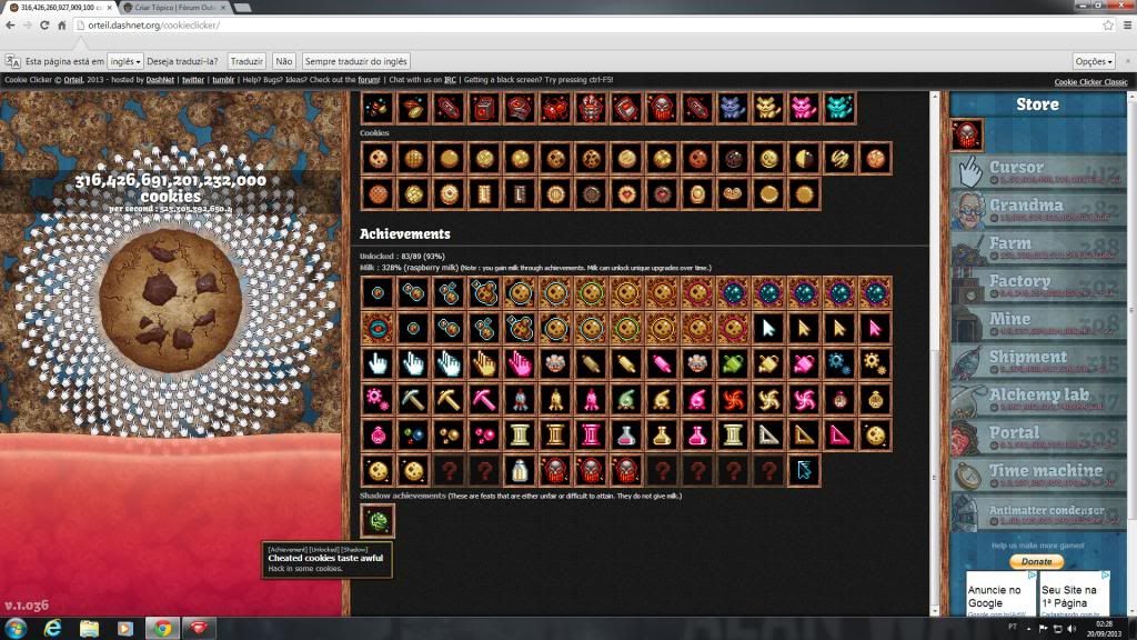 Após 8 anos em desenvolvimento, Cookie Clicker é lançado