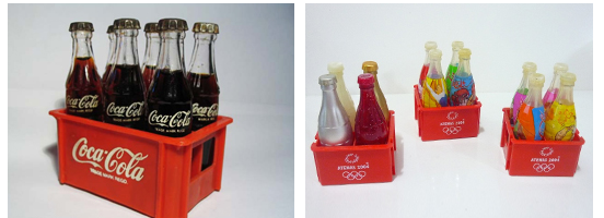 Coleção Antiga De 10 Geloucos Da Coca-cola Colecionável - Desconto no Preço