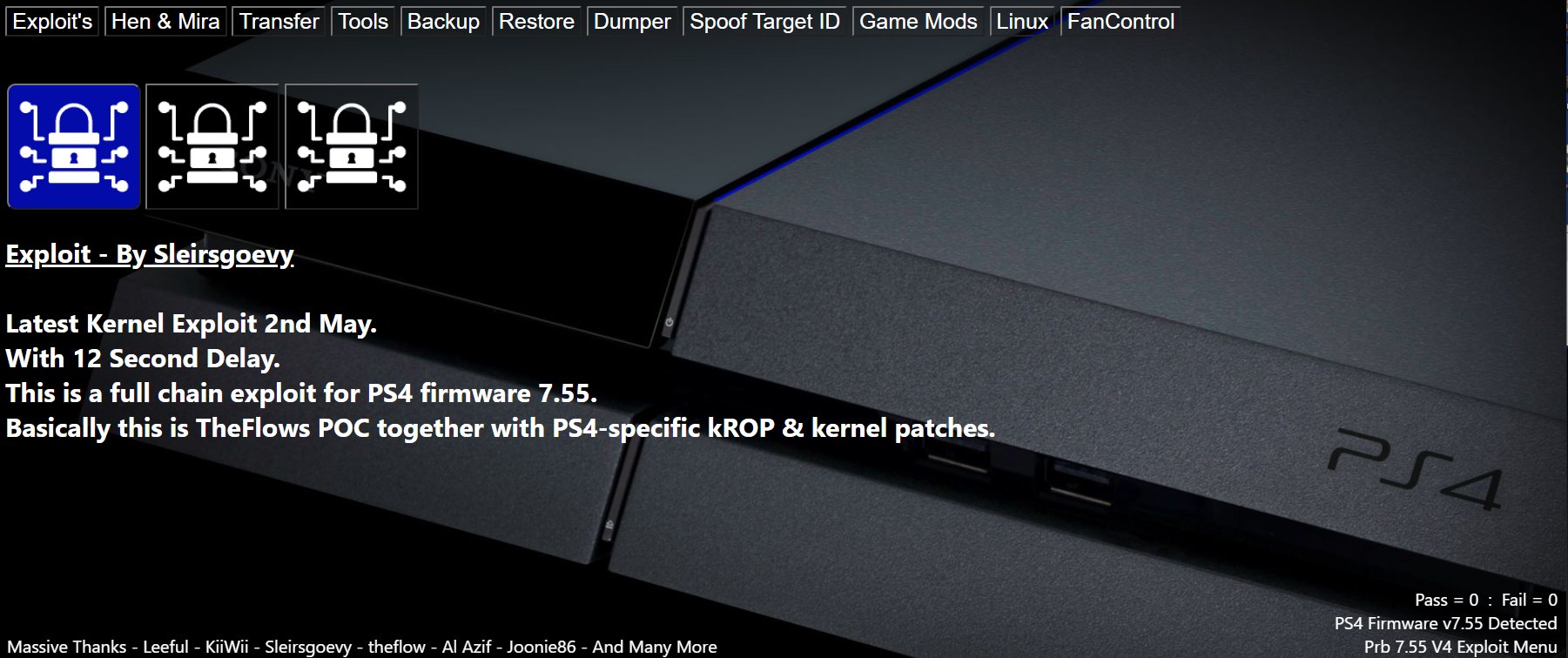 Night King v4.7 For PS4 Firmware 5.05 to 7.55