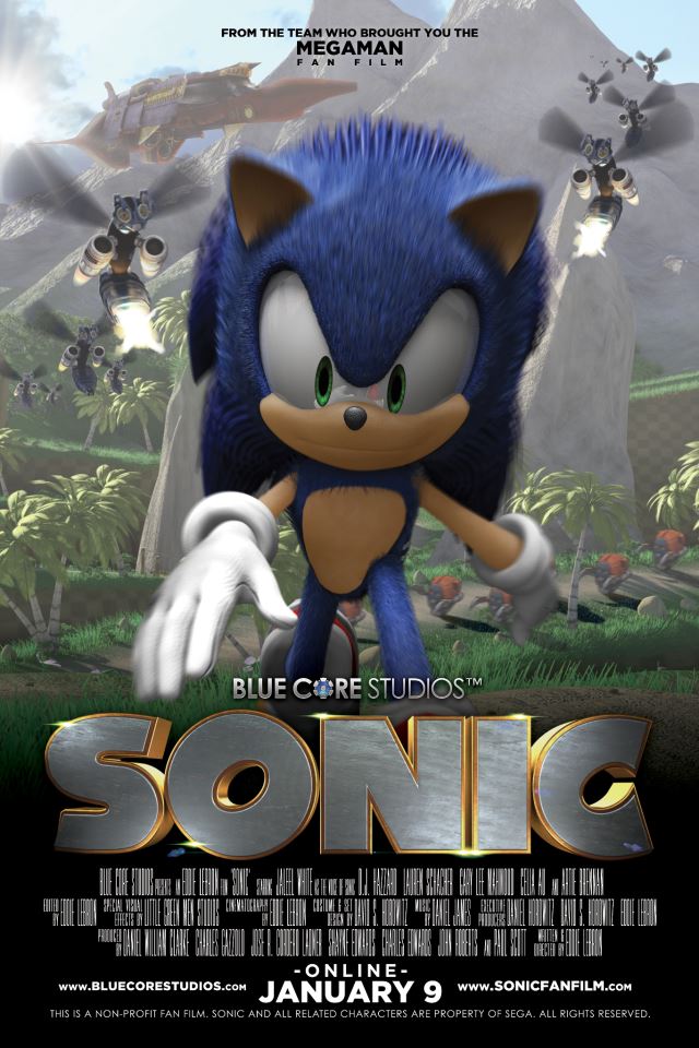 Póster japonês de Sonic – O Filme