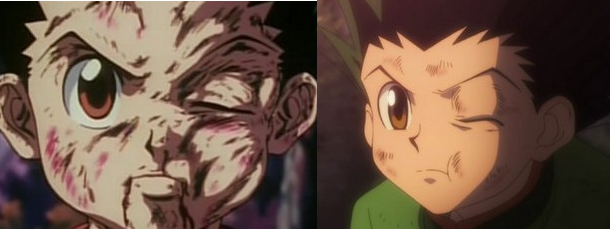 HxH: Comparação mangá, anime 1999 e anime 2011 Criado por mim kkkkkkkkk